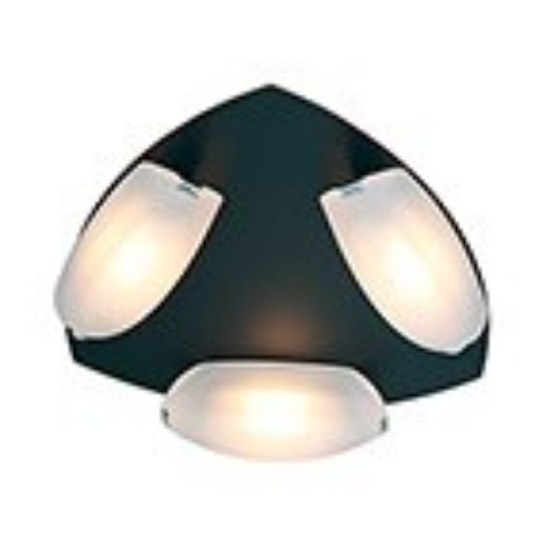 Picture of 24w (3 x 8) Nido SSL 90CRI LED Dry Location Oil Rubbed Bronze Frosted Wall Or Ceiling Fixture (OA HT 3.75) (CAN 0.9"Ø9.9")