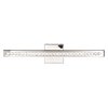 Foto para 19w Affluence SSL 80CRI LED Damp Location Chrome Clear Crystal Dimmable Led Vanity/Wall Bar (OA HT 3.5)