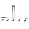 Picture of 20w (5 x 4) Sleek SSL 90Plus CRI Dry Location Bronze 5-Light Dimmable Led Spotlight Pendant (CAN 1.75"Ø5")