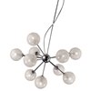 Picture of 480w Opulence G9 G9 Halogen Dry Location Chrome Clear 10-Lt Glitter Glass Chandelier