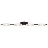 Picture of 32w (4 x 8) Nido SSL 90CRI LED Dry Location Oil Rubbed Bronze Frosted Wall Vanity Fixture (OA HT 5) (CAN 7.25"x4.5"x0.5"Ø4.4")