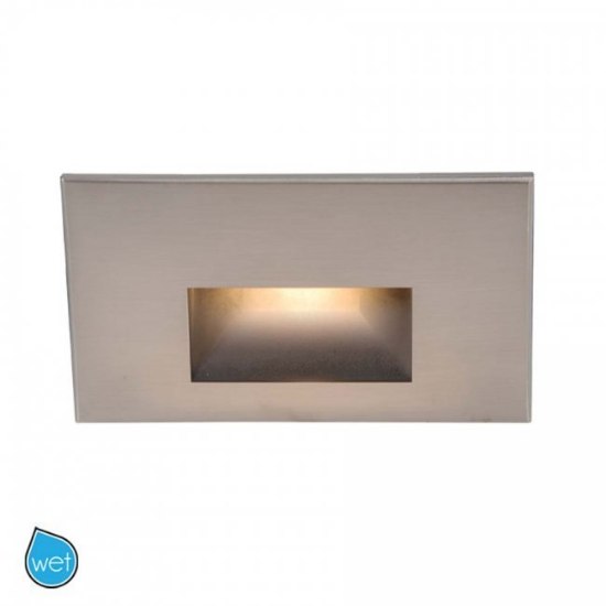 Foto para 3.9w 30k LED100 LEDme Brushed Nickel Finish WW LED Step Light