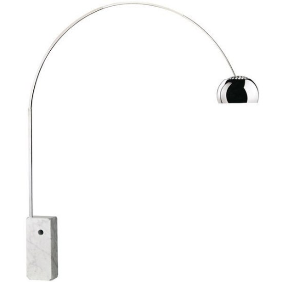 Picture of 18w Arco LED w/inline dimmer Floor Lamp