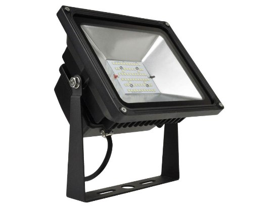 Picture of 50w 5621lm 40K Yoke-Arm Black Finish Floodlight