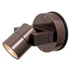 Picture of 5.5w 346lm 30k KO Dimmable GU-10 Replaceable LED Bronze Clear Marine Grade Wet Location LED Spotlight (CAN 1.5")