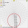 Picture of 10w (2 x 5) 1600lm 30k Cobalt E-26 Replaceable LED Damp Location Brushed Steel Opal Dimmable LED Flush Mount 4"Ø13" (CAN 1.5")