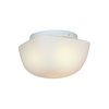 Foto para 9w 800lm 30k Vega E-26 Replaceable LED Damp Location White Opal Dimmable LED Flush Mount