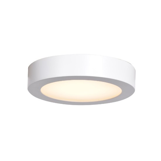 Foto para 12w 960lm 30k Strike 2.0 SSL Dedicated LED Damp Location White Acrylic Lens Dimmable LED Round Flush Mount