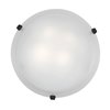 Picture of 10w (3 x 3.33333) 2400lm 30k Mona E-26 Replaceable LED Dry Location Rust White Dimmable LED Flush Mount