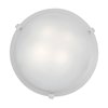 Foto para 10w (3 x 3.33333) 2400lm 30k Mona E-26 Replaceable LED Dry Location White Dimmable LED Flush Mount