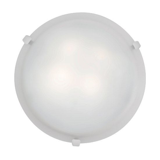 Picture of 10w (3 x 3.33333) 2400lm 30k Mona E-26 Replaceable LED Dry Location White Dimmable LED Flush Mount