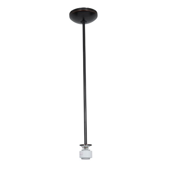 Foto para 12w 880lm 30k Janine Dimmable SSL Dedicated LED Dry Location Oil Rubbed Bronze 3K LED Stem Pendant Assembly (OA HT 48") (CAN 1.25")