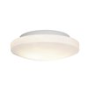 Picture of 10w (2 x 5) 1600lm 30k Orion E-26 Replaceable LED Damp Location White Opal Dimmable LED Flush Mount (CAN 1")