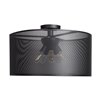 Picture of 60w (5 x 12) 4000lm 27k Epic E-26 Incandescent Damp Location Black Round Semi-Flush 12"Ø23.6"