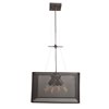 Picture of 5w (4 x 1.25) 1520lm 22k Epic Dimmable E-26 Replaceable LED Damp Location Black Square Pendant (OA HT 134") (CAN 4.75"x4.75"x1.5")