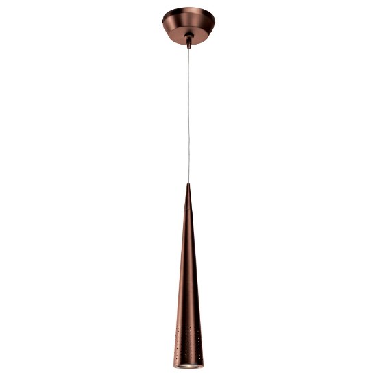 Foto para 5w 350lm 30k Apollo GU-5.3 Replaceable LED Dry Location Bronze 1-Light LED Pendant (OA HT 120")