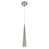 Foto para 5w 350lm 30k Apollo GU-5.3 Replaceable LED Dry Location Brushed Steel 1-Light LED Pendant (OA HT 120")