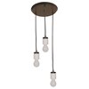 Picture of 150w 2600lm 29k Circ R7s Halogen Dry Location Oil Rubbed Bronze Round Pendant Assembly (OA HT 132") (CAN 1")