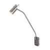 Picture of 5w 250lm 30k Odyssey GU-10 Replaceable LED Dry Location Brushed Steel Dimmable LED Wall Mounted Task Lamp with on/off Switch (CAN 4.9"x4.9"x0.75")