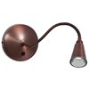 Foto para 1w 65lm 47k LED SSL Dedicated LED Dry Location Bronze Gooseneck Wall Lamp (CAN 0.9")