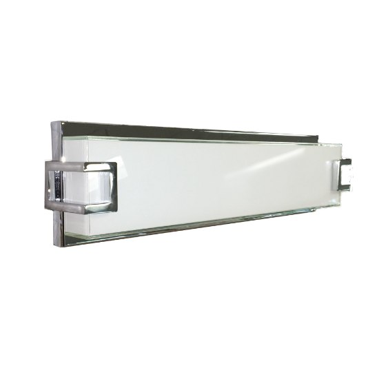 Foto para 27.8w 1173lm 30k Ryder SSL Dedicated LED Damp Location Chrome Opal Dimmable LED Vanity