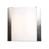 Picture of 20w 1600lm 30k West End SSL Dedicated LED Damp Location Brushed Steel Opal Dimmable LED Wall Fixture