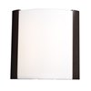 Picture of 34w 2400lm 30k West End SSL Dedicated LED Damp Location Bronze Opal Dimmable LED Wall Fixture