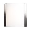 Picture of 34w 2400lm 30k West End SSL Dedicated LED Damp Location Brushed Steel Opal Dimmable LED Wall Fixture