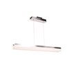 Picture of 19w (2 x 9.5) 4000lm 30k Linear SSL Dedicated LED Dry Location Chrome Acrylic Lens Dimmable LED Double Bar Pendant (OA HT 125") (CAN 3.5"x13"x1.75")