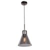 Picture of 60w 800lm 27k Simplicite E-26 Incandescent Dry Location Black Chrome Smoke 1-Light Pendant 10.13"Ø9.1" (OA HT 132") (CAN 1.5"Ø5.13")