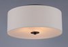 Picture of Bongo 3-Light Flush Mount OI Linen Fabric MB Incandescent Incandescent