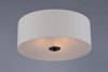 Picture of Bongo 3-Light Flush Mount OI Linen Fabric MB Incandescent Incandescent