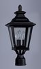 Picture of Knoxville 3-Light Outdoor Post BZ Clear CA Incandescent E12 Incandescent