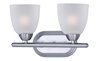 Picture of Axis 2-Light Bath Vanity PC Frosted MB Incandescent Incandescent