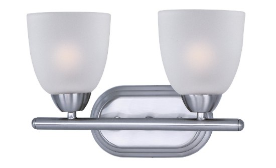 Picture of Axis 2-Light Bath Vanity PC Frosted MB Incandescent Incandescent