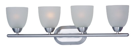 Picture of Axis 4-Light Bath Vanity PC Frosted MB Incandescent Incandescent