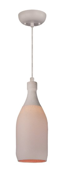 Picture of Vino 1-Light Pendant WT White GU24 Fluorescent Fluorescent 6"x6"x15.75" (OA HT 138")