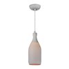 Foto para Vino 1-Light Pendant WT White GU24 Fluorescent Fluorescent 6"x6"x15.75" (OA HT 138")