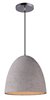 Foto para Crete 1-Light Pendant PC Concrete PAR38 LED (OA HT 133")