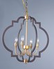 Foto para Crest 4-Light Chandelier OIAB CA Incandescent E12 Incandescent (OA HT 27.75"-64.75") (CAN 5"x5"x1.25")36" Chain