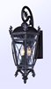 Picture of Canterbury DC Wall Lantern Wet AT Seedy Glass CA Incandescent E12 Incandescent 12"x27.5"