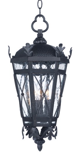 Picture of Canterbury DC Hanging Lantern AT Seedy Glass CA Incandescent E12 Incandescent (OA HT 24.75"-95.25")36" Chain