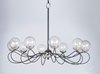 Picture of Reverb 10-Light Pendant TXBPN Bubble Glass Bubble Glass G9 Xenon 38"x38"x28" (OA HT 28"-69") (CAN 6.25"x6.25"x1.25")36" Chain