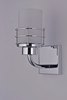 Picture of Tier 1-Light Bath Vanity PC Frosted Frosted Glass MB Incandescent Incandescent