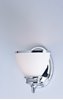 Picture of Novus 1-Light Wall Sconce PC Satin White Opal Glass MB Incandescent Incandescent