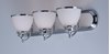 Foto para Novus 3-Light Bath Vanity PC Satin White Opal Glass MB Incandescent Incandescent