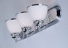 Foto para Novus 3-Light Bath Vanity PC Satin White Opal Glass MB Incandescent Incandescent