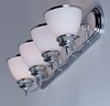 Picture of Novus 4-Light Bath Vanity PC Satin White Opal Glass MB Incandescent Incandescent