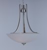 Foto para Taylor 3-Light Pendant SN Satin White Opal Glass MB Incandescent Incandescent 36" Chain