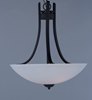 Picture of Taylor 3-Light Pendant TXB Satin White Opal Glass MB Incandescent Incandescent 36" Chain